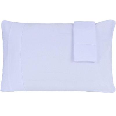 Jogo De Fronhas Bella Cama Malha 100% Algodão 50x70cm Branco