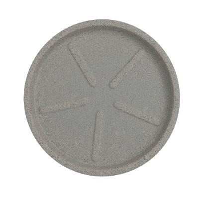 Prato De Vaso Redondo 36 X 3 Cm Cor 13 - Granito Pedra