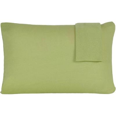 Jogo De Fronhas Serena Malha 100% Algodão 50x70cm Verde