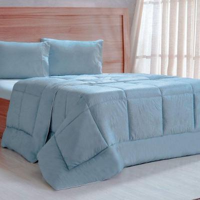 Edredom Prime Super King 3d Embossed 260x280cm Bruma Azul