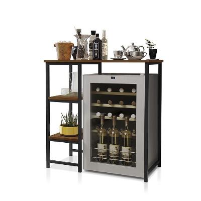 Bancada Gourmet Industrial Klm Store Preto-imbuia