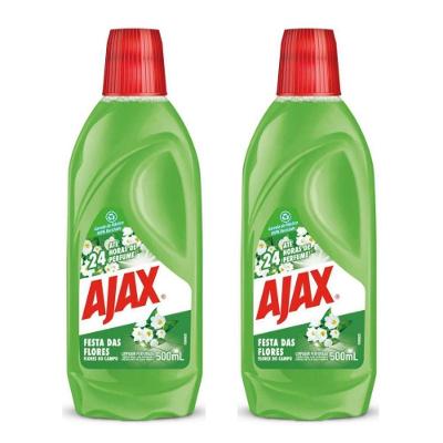 Kit 2 Limpador Ajax Festa Das Flores Flores Do Campo 500ml