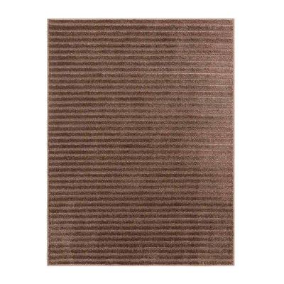 Tapete Para Sala Realce Listras 35 Taupe 2,50x3,00m