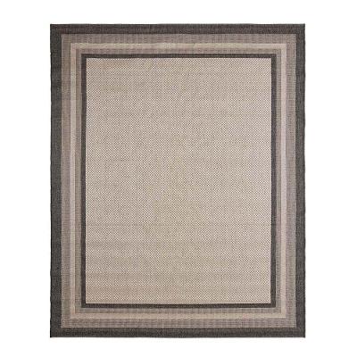Tapete Sala Sisal Eco-nature Moldura 56 Chumbo 3,00x4,00m