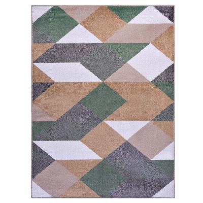 Tapete Sala Classic Maiorca 24 Caramelo Verde 1,00x1,50m