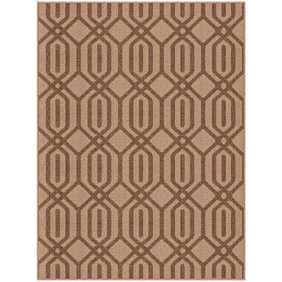 Tapete Sisal Eco Nature Trancado 87 Bege Marrom 1,33x1,90m