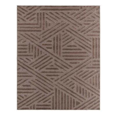 Tapete Realce Trama 35 Taupe 0,50x1,00m - J Serrano