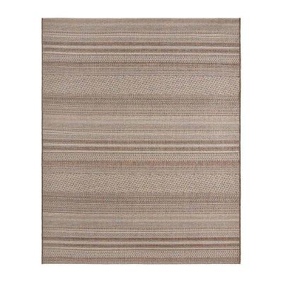 Tapete Sala Sisal Buzios Arraial 49 Marrom Azul 2,00x3,00m
