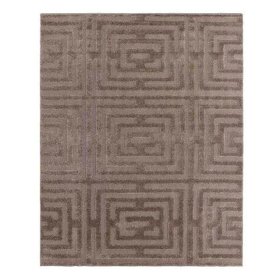 Tapete Realce Eden 35 Taupe 0,50x1,00m - J Serrano