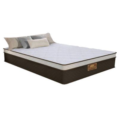 Colchão Mola Comfort 138x188cm Gazin Marron/bege