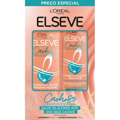 Kit Shampoo + Condicionador L'oréal Paris Elseve Cachos Dos Sonhos 375 Ml + 170 Ml
