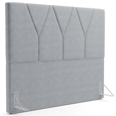 Cabeceira Cama Box Casal Queen 160cm Aura Suede W01 Cinza - Mpozenato