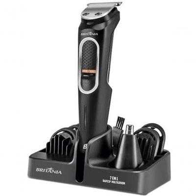 Aparador De Pelos Britania 7x1 Lamina Em Inox - Bivolt