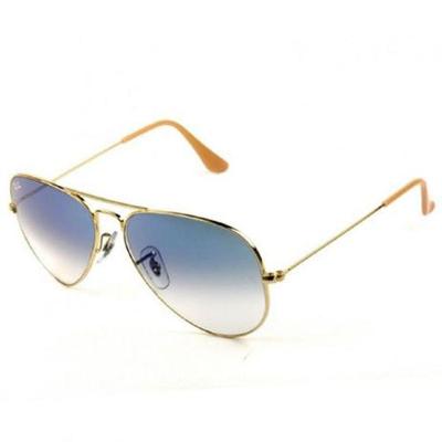 Óculos De Sol Ray Ban Rb3025l 001-3f 58 Aviador Azul Degrade