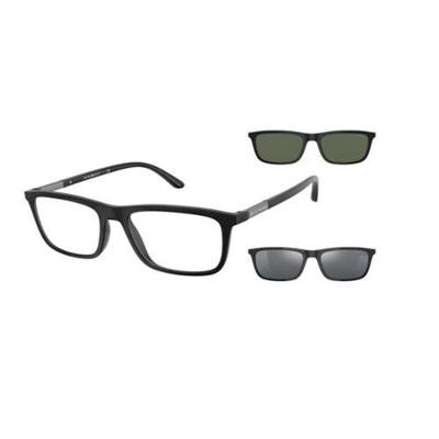 Armação Óculos De Grau Clip On Empório Armani Ea4160 5042-1w