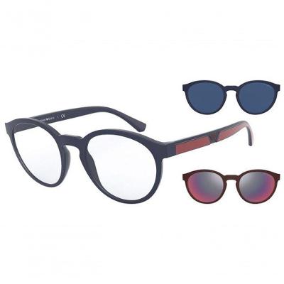 Armação Óculos De Grau Clip On Emporio Armani Ea4152 5669-1w