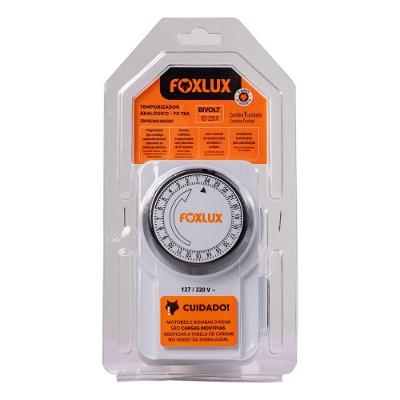 Timer Temporizador Programador Analógico Bivolt Foxlux