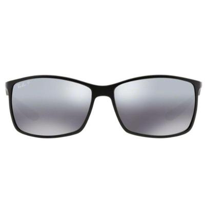 Par De Lentes Óculos De Sol Ray-ban Rb4179 Prata Espelhada Polarizada