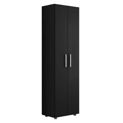 Armário Multiuso Organizador 2 Portas Sabrina 60cm Preto