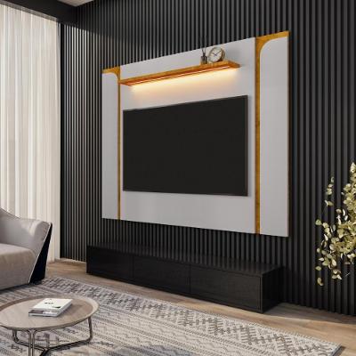 Painel Tv 75 Polegadas Costa Do Sol Off White Naturalle