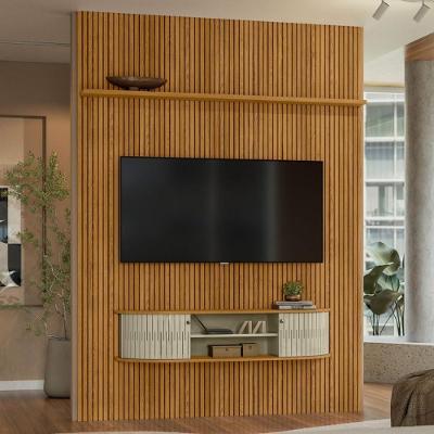 Home Painel Para Tv Ravenspire Cumaru Opala