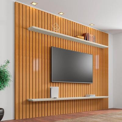 Painel Frisado Para Tvs De 60 Xangai Cinamomo Off White