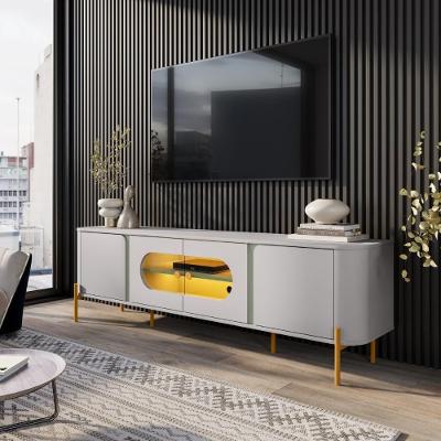 Rack Para Tv 75 Polegadas Navajo Off White Pistache