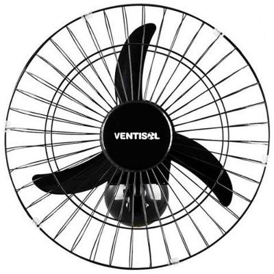 Ventilador De Parede Ventisol 50cm Premium Preto Bivolt