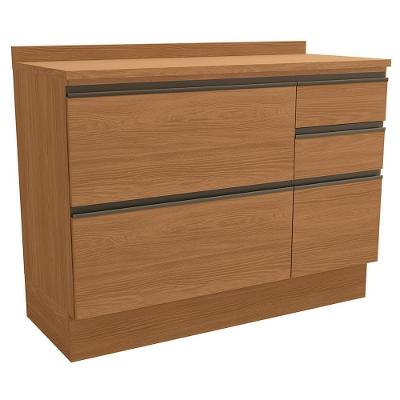 Balcao Com Tampo 1p 4g 120 Cm Maxxi G746 Canela Kappesberg Canela