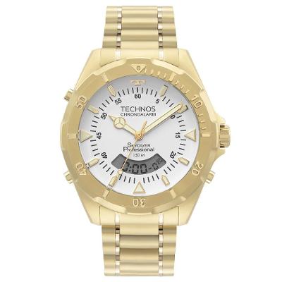 Relógio Technos Masculino Skydiver Dourado - Wt2050awn/1b