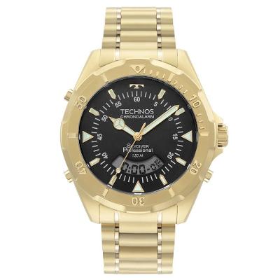 Relógio Technos Masculino Skydiver Dourado - Wt2050awn/1p