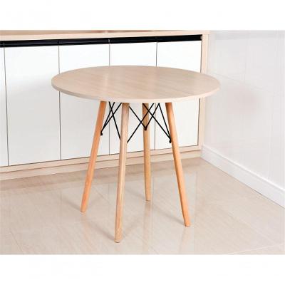 Mesa Eames Eiffel Redonda 80 Cm - Madeirado Truffel