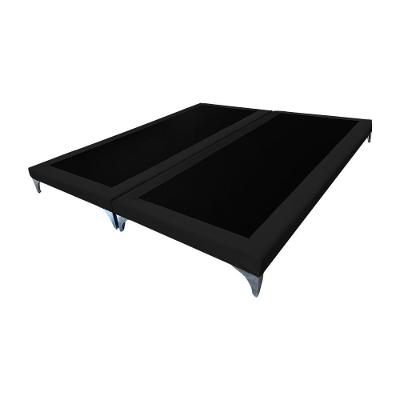 Cama Oriental Premium Casal Veludo Preto
