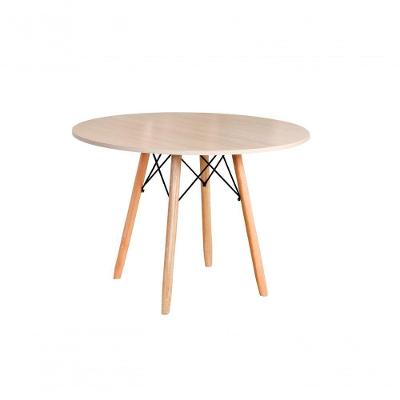 Mesa Eames Eiffel Redonda 120 Cm - Madeirado Truffel