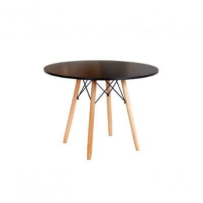 Mesa Eames Eiffel Redonda 100 Cm - Preto
