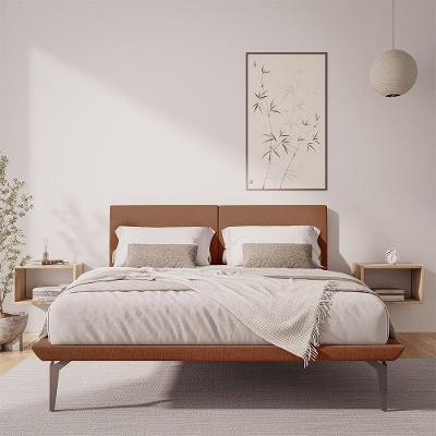 Base Box Cama Japonesa Toquio Casal Com Cabeceira Almofada Linho Telha