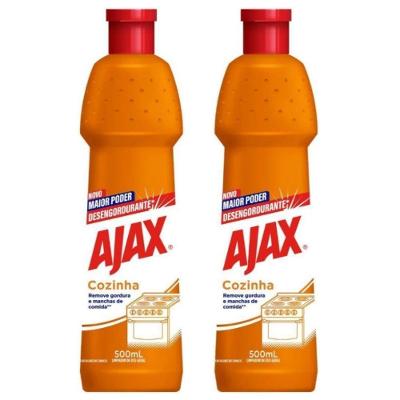 Kit 2 Desengordurante Uso Geral Ajax Especialista Cozinha 500ml