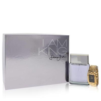 Perfume Masculino Sean John I Am King - Kit Presente 100 Ml Eau De Toilette + Watch