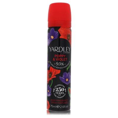 Perfume Feminino Poppy & Violet Yardley London 75 Ml Body Fragrance