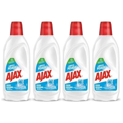 Kit 4 Limpador Ajax Fresh Limpeza Pesada 500ml