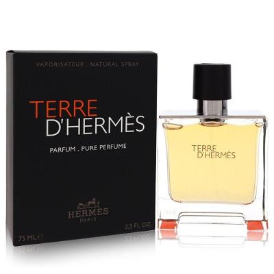 Perfume-Col. Masculino Terre D'hermes Hermes 75 Ml Pure Pefume