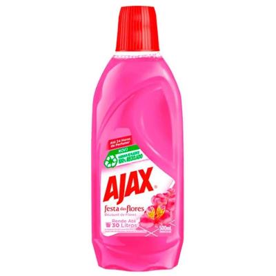 Limpador Diluível Ajax Festa Das Flores Bouquet De Flores 500ml