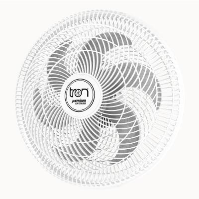 Ventilador Parede Lorena Branco Oscilante 220v Pás Prata