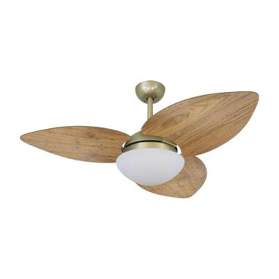 Ventilador De Teto Dormamu Gold 3 Pás Rádica Freijó 127v