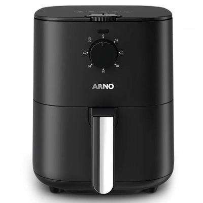 Air Fryer Fritadeira Eletrica 3.5l Arno 1280w Com Timer All Black 220V