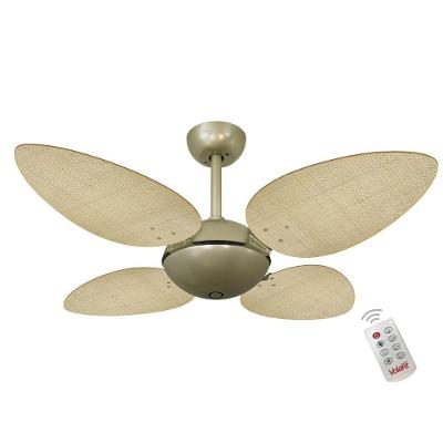 Ventilador Volare Off P Palmae Natural 127v Controle Remoto