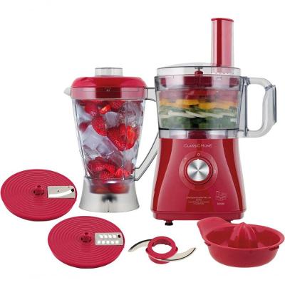 Multiprocessador 3x1 800w Classic Home 4 Velocidades Luxx Red 220V