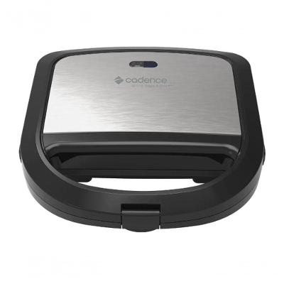 Sanduicheira Grill Eletrica Cadence Black Inox 750w 220V