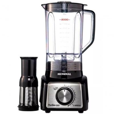 Liquidificador Mondial 1000w Luxx Line 3l Inox Preto 110V
