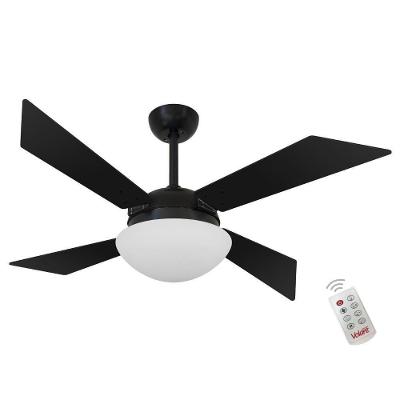Ventilador Volare Tech Preto 127v E Controle Remoto